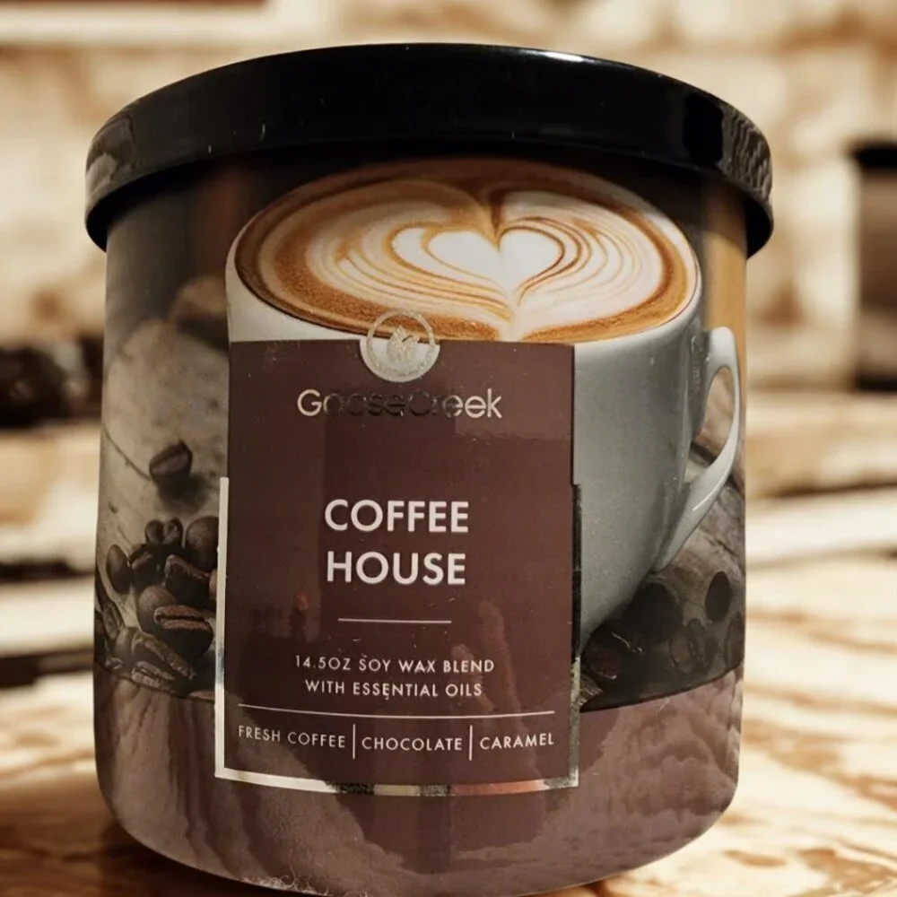 GOOSE CREEK Coffee‎ House 3 WICK CANDLE NWT